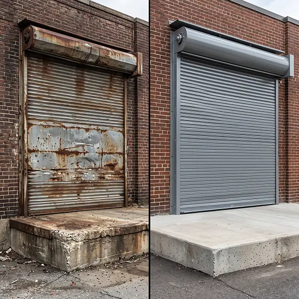 Professional commercial garage door repair and industrial service in Humble TX