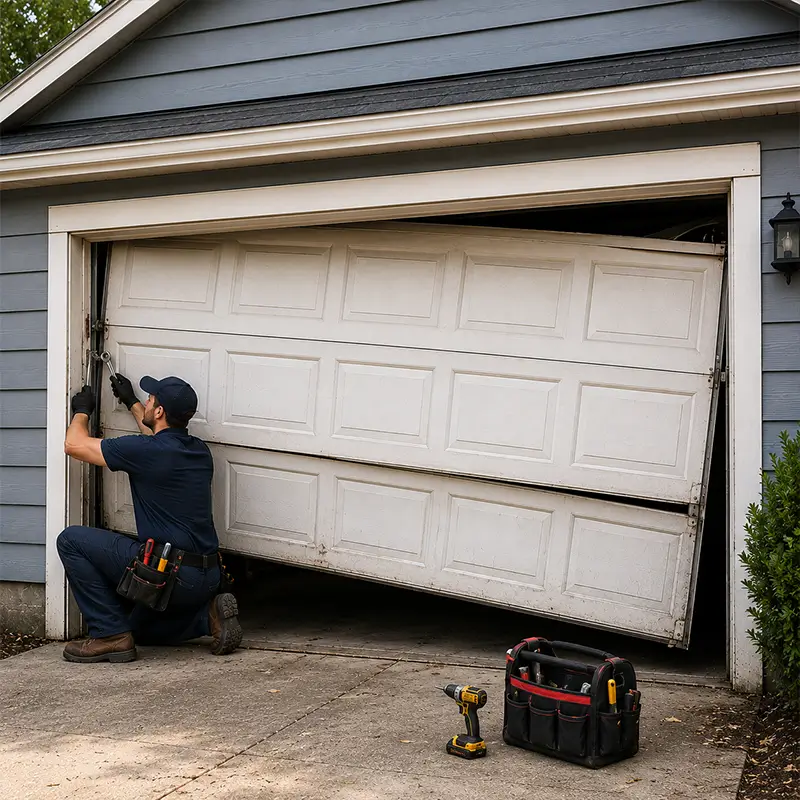 Emergency garage door repair service in Humble TX