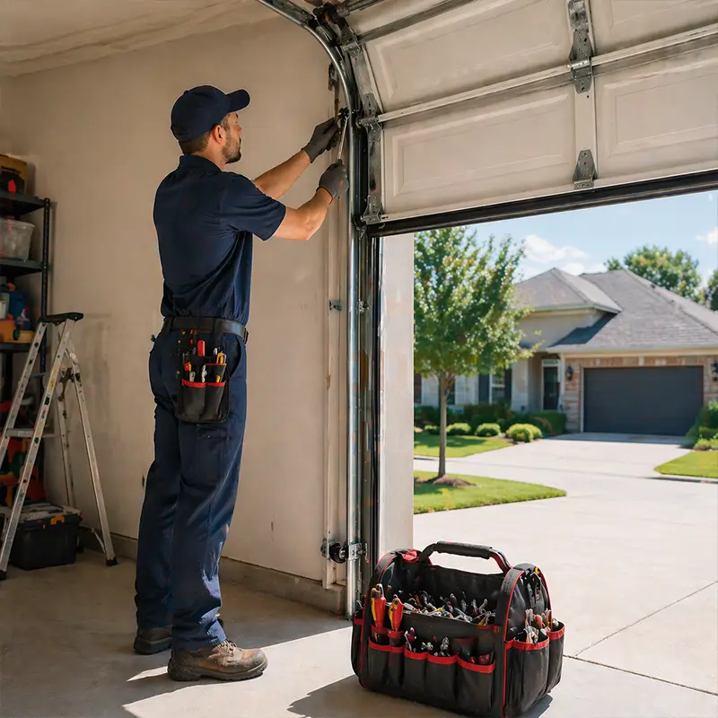 Professional garage door maintenance service in Humble TX